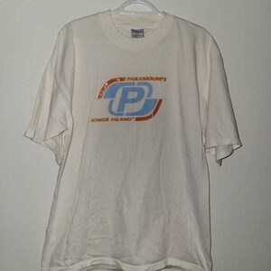 Vintage Paramount's Kings Island Short Sleeve T-Shirt Size XL All Sport